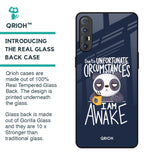 Struggling Panda Glass Case for Oppo Reno 3 Pro