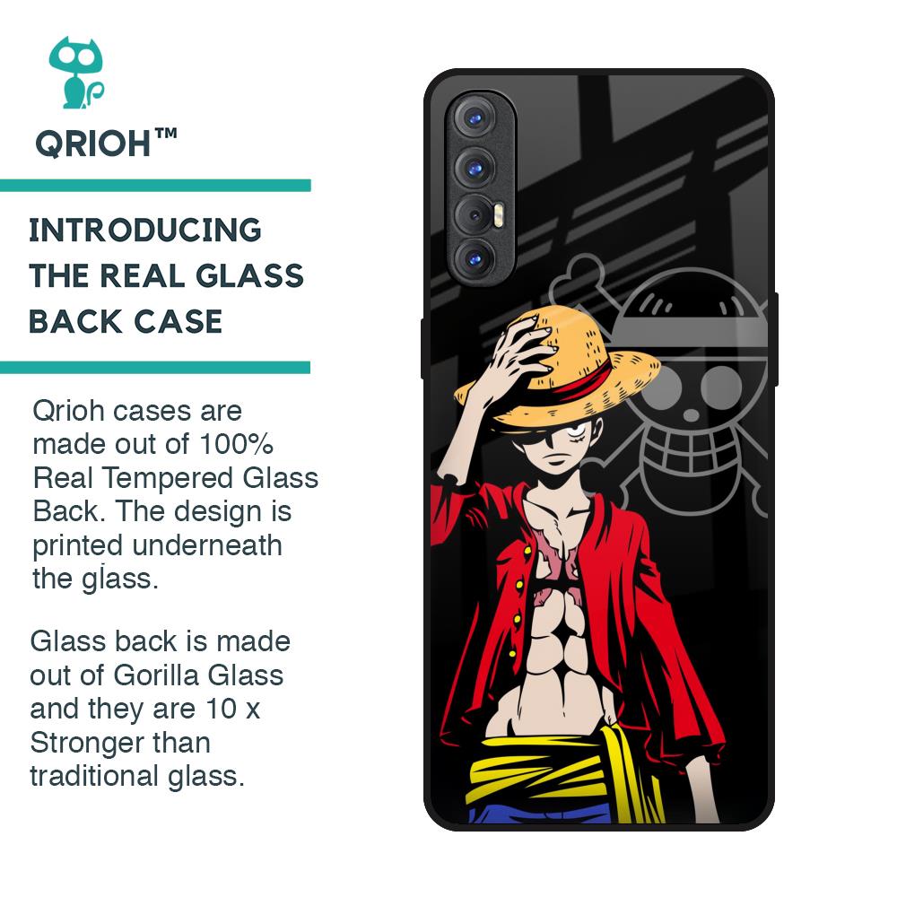 Hat Crew Glass Case for Oppo Reno 3 Pro