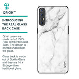 Modern White Marble Glass Case for Oppo Reno 3 Pro