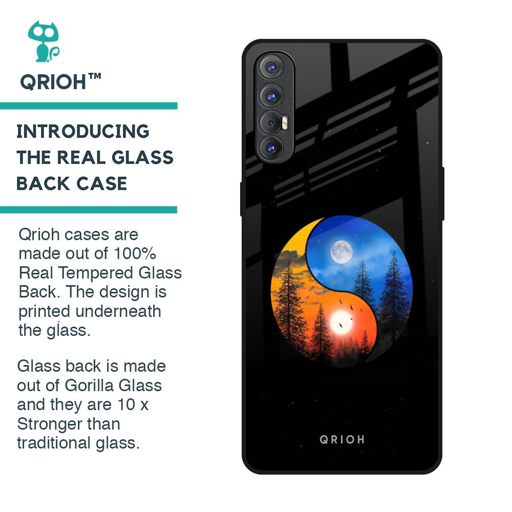 Yin Yang Balance Glass Case for Oppo Reno 3 Pro