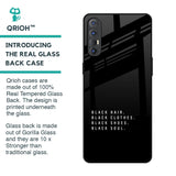 Black Soul Glass Case for Oppo Reno 3 Pro
