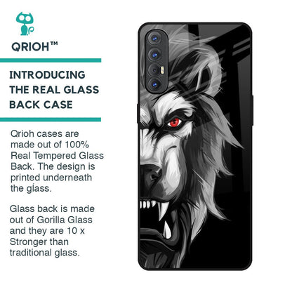 Wild Lion Glass Case for Oppo Reno 3 Pro