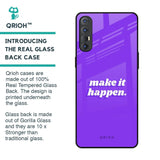 Make it Happen Glass Case for Oppo Reno 3 Pro