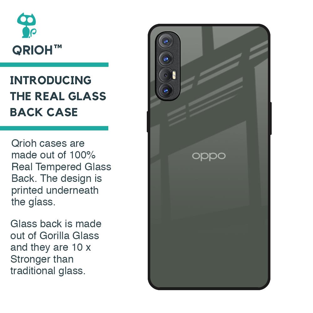 Charcoal Glass Case for Oppo Reno 3 Pro