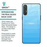 Wavy Blue Pattern Glass Case for Oppo Reno 3 Pro