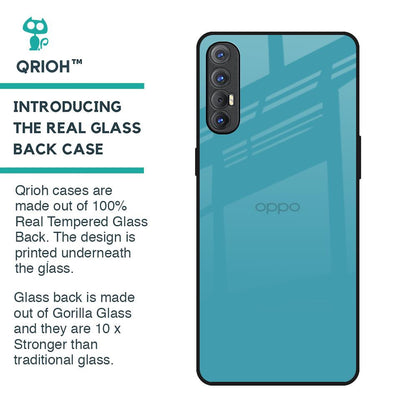 Oceanic Turquiose Glass Case for Oppo Reno 3 Pro