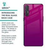 Magenta Gradient Glass Case For Oppo Reno 3 Pro