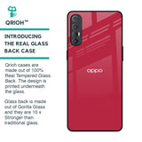 Solo Maroon Glass case for Oppo Reno 3 Pro
