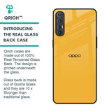 Fluorescent Yellow Glass case for Oppo Reno 3 Pro
