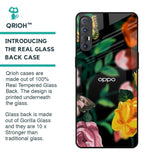 Flowers & Butterfly Glass Case for Oppo Reno 3 Pro