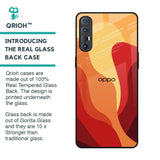 Magma Color Pattern Glass Case for Oppo Reno 3 Pro