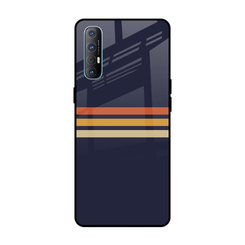 Tricolor Stripes Oppo Reno 3 Pro Glass Cases & Covers Online
