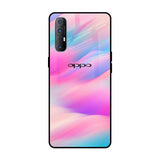 Colorful Waves Oppo Reno 3 Pro Glass Cases & Covers Online