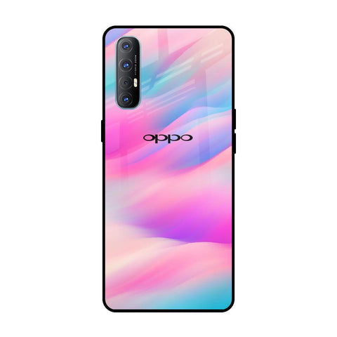 Colorful Waves Oppo Reno 3 Pro Glass Cases & Covers Online