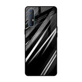 Black & Grey Gradient Oppo Reno 3 Pro Glass Cases & Covers Online