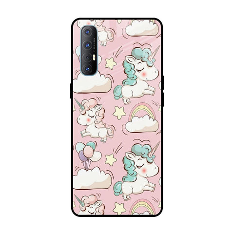 Balloon Unicorn Oppo Reno 3 Pro Glass Cases & Covers Online
