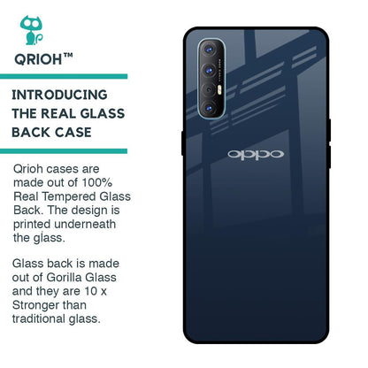 Overshadow Blue Glass Case For Oppo Reno 3 Pro