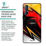 Race Jersey Pattern Glass Case For Oppo Reno 3 Pro