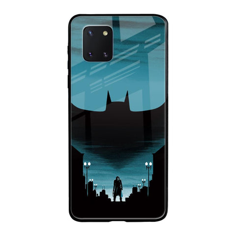 Cyan Bat Samsung Galaxy Note 10 lite Glass Back Cover Online