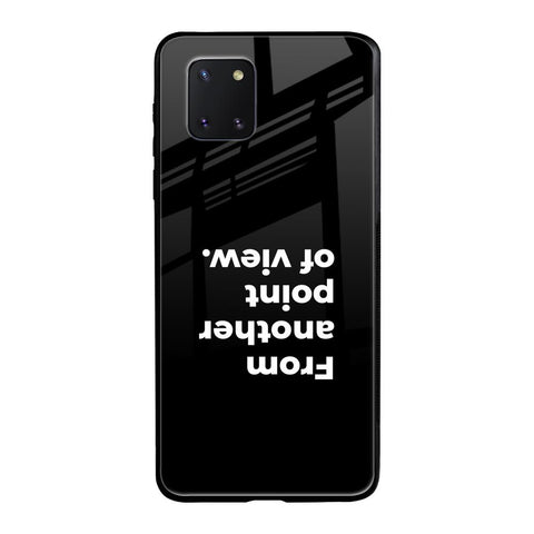 Motivation Samsung Galaxy Note 10 lite Glass Back Cover Online