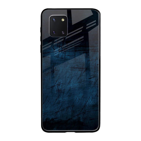Dark Blue Grunge Samsung Galaxy Note 10 lite Glass Back Cover Online