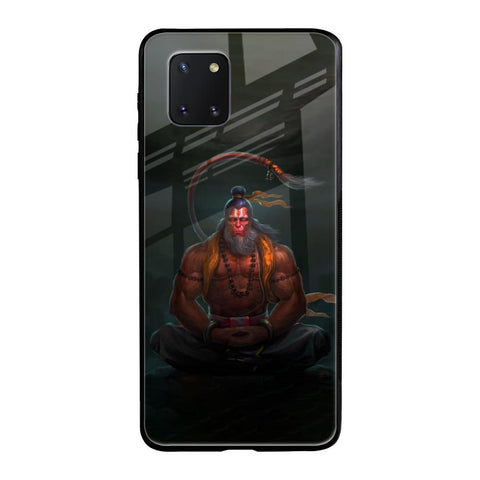 Lord Hanuman Animated Samsung Galaxy Note 10 lite Glass Back Cover Online