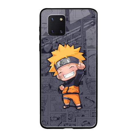 Orange Chubby Samsung Galaxy Note 10 lite Glass Back Cover Online