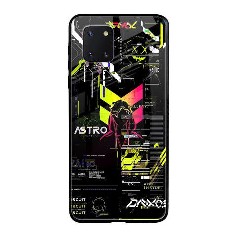 Astro Glitch Samsung Galaxy Note 10 lite Glass Back Cover Online