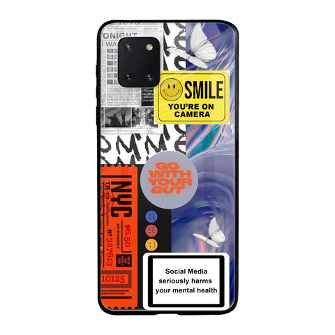 Smile for Camera Samsung Galaxy Note 10 lite Glass Back Cover Online