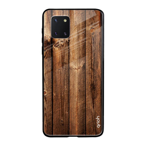 Timber Printed Samsung Galaxy Note 10 lite Glass Back Cover Online