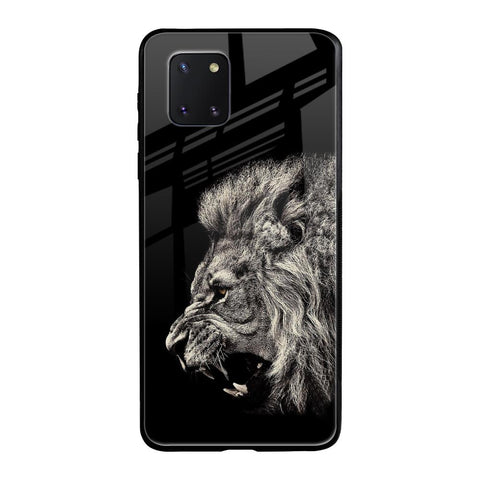 Brave Lion Samsung Galaxy Note 10 lite Glass Back Cover Online