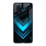 Vertical Blue Arrow Samsung Galaxy Note 10 lite Glass Back Cover Online