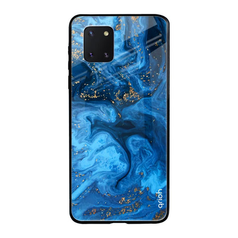 Gold Sprinkle Samsung Galaxy Note 10 lite Glass Back Cover Online