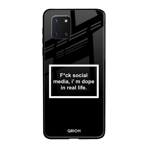 Dope In Life Samsung Galaxy Note 10 lite Glass Back Cover Online