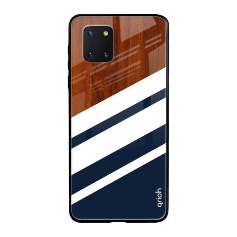 Bold Stripes Samsung Galaxy Note 10 lite Glass Back Cover Online