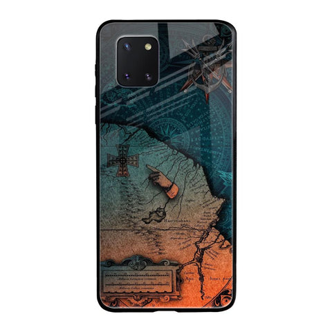 Geographical Map Samsung Galaxy Note 10 lite Glass Back Cover Online