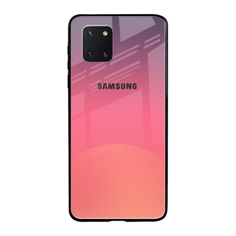 Sunset Orange Samsung Galaxy Note 10 Lite Glass Cases & Covers Online