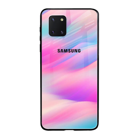 Colorful Waves Samsung Galaxy Note 10 Lite Glass Cases & Covers Online
