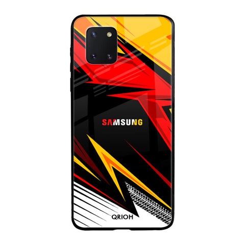 Race Jersey Pattern Samsung Galaxy Note 10 lite Glass Cases & Covers Online