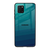 Green Triangle Pattern Samsung Galaxy Note 10 lite Glass Back Cover Online