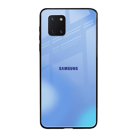 Vibrant Blue Texture Samsung Galaxy Note 10 lite Glass Back Cover Online