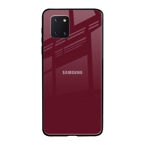 Classic Burgundy Samsung Galaxy Note 10 lite Glass Back Cover Online