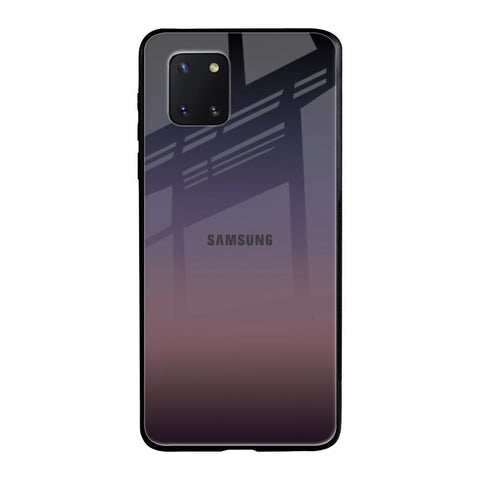Grey Ombre Samsung Galaxy Note 10 lite Glass Back Cover Online