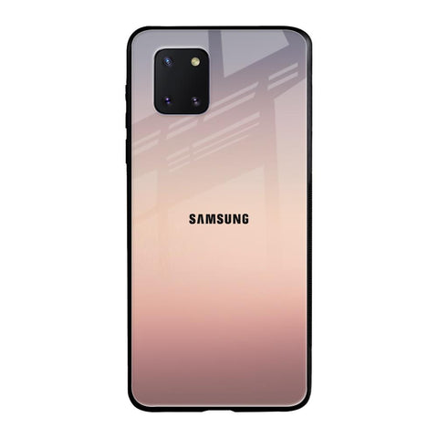 Golden Mauve Samsung Galaxy Note 10 lite Glass Back Cover Online