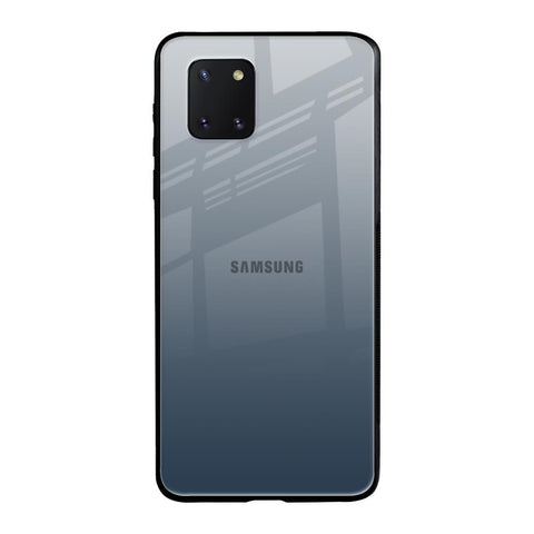 Smokey Grey Color Samsung Galaxy Note 10 lite Glass Back Cover Online