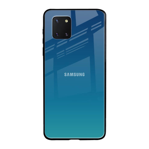 Celestial Blue Samsung Galaxy Note 10 lite Glass Back Cover Online