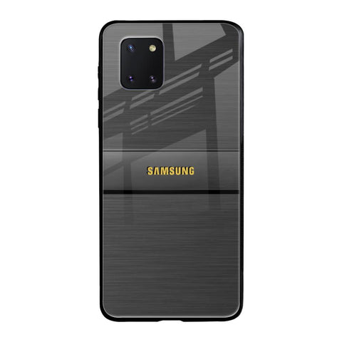 Grey Metallic Glass Samsung Galaxy Note 10 lite Glass Back Cover Online