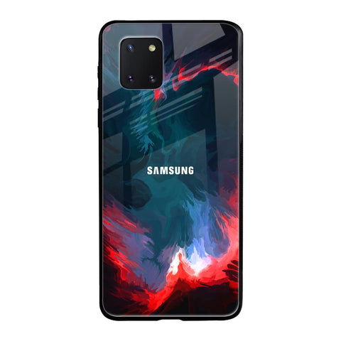 Brush Art Samsung Galaxy Note 10 lite Glass Back Cover Online