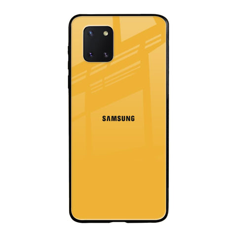 Fluorescent Yellow Samsung Galaxy Note 10 lite Glass Back Cover Online