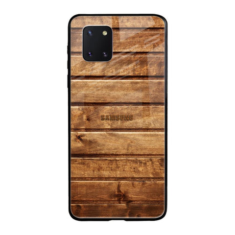 Wooden Planks Samsung Galaxy Note 10 lite Glass Back Cover Online